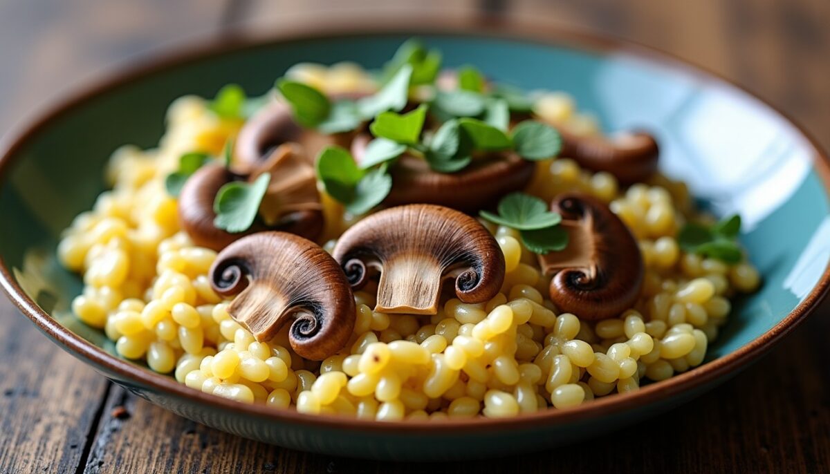 Recette gourmande : réussir un orzotto aux champignons onctueux et savoureux