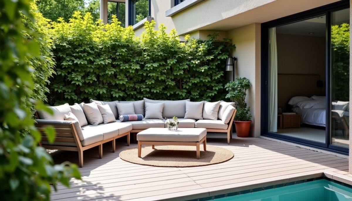 Comment bien choisir l&rsquo;espace idéal sur votre terrasse pour installer un salon de jardin confortable ?