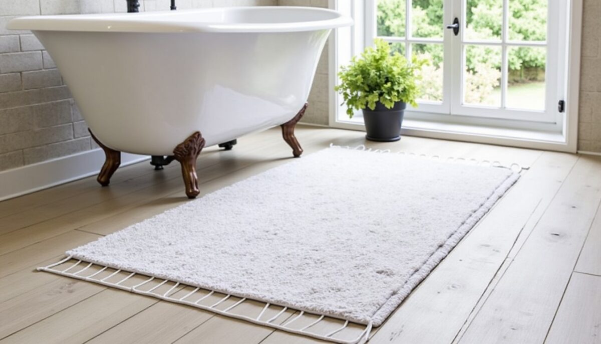 Tapis de bain d'exception : Découvrez 7 marques de luxe pour transformer votre salle de bain